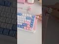 mchose X75 & AX5 pro max 🎀🩵 #keyboard #cute #pink #aesthetic #shorts