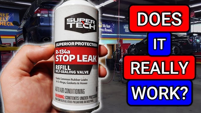 R134a Seal Leak Stop with RED Leak Detection Dye 3oz - TSI Supercool