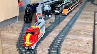 LEGO Santa Fe on a BIG Train Layout