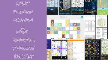 Best iPhone Games & Best Sudoku Offline Games