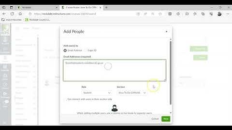 How Do I Add Students and Observers To A CANVAS Course?