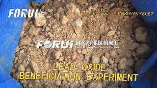 Lead Oxide Beneficiation Experiment