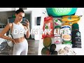 VLOG: working out with me + healthy grocery haul