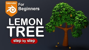 Lemon Tree Modeling in Blender – Step-by-Step Guide #blender #tutorial #polyeevee