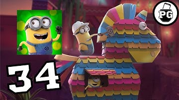 Giant Pinata Prize Pods from Misions - Minion Rush: Running Game 🍌 Gameplay Walkthrough |Part 34|