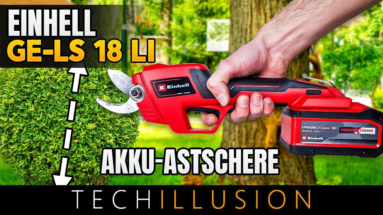 🔥TOP oder FLOP?! - 18 - Akku GE-LS Test Li YouTube - 18 & Test Li Einhell Astschere - Review im GE-LS 😱