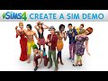 The Sims 4 Create A Sim Demo