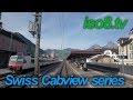 CabView : SBB Re4/4, Switzerland Vol.3 Downhill with precious scenery   [FHD60p]