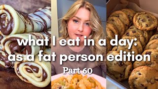 🍝what I eat in a day as a FAT person part 60 tiktoks compilation🍝