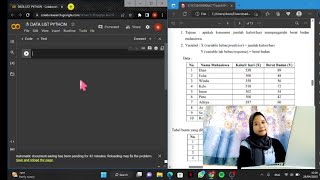 LIST DATA TYPE ON PYTHON (Membuat Data List Menggunakan Bahasa Python)