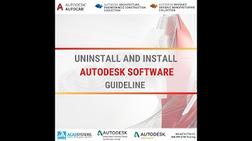 Uninstall and Install Autodesk Software Guideline
