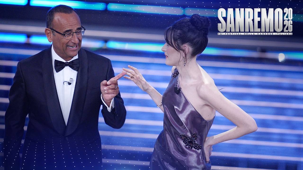 Sanremo 2026 - L'ingresso di Pilar Fogliati