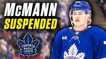 Leafs Bobby McMann Suspended 1 Game for High-Stick on Tampa