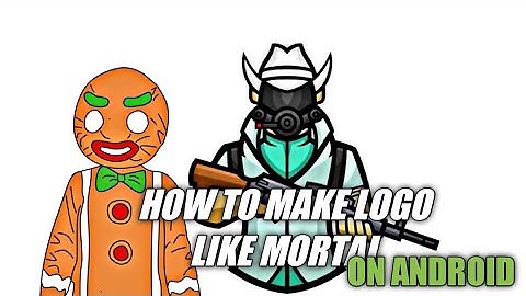 Make your own pubg character mascot logos on Android like mortal