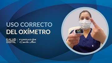 Uso correcto del oxímetro