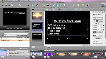 ProPresenter 5 Bullet and Underline Reveals