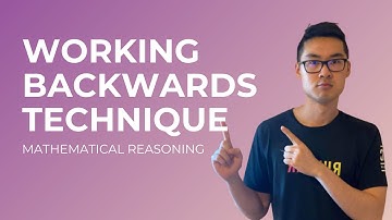 How to Solve Mathematical Reasoning Questions By Working Backwards