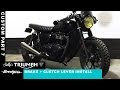 The Murder of my TRIUMPH STREET TWIN PART 7 - BREAK &amp; CLUTCH LEVER INSTALL