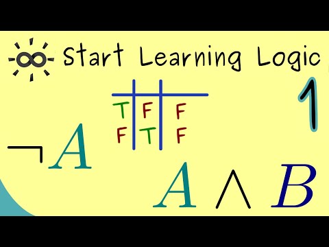 Start Learning Logic - Part 1 - Logical Statements, Negation and Conjunction