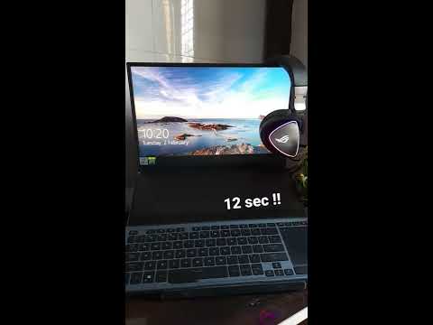 ROG Zephyrus Duo 15 Dual Screen Laptop Fastest Boot! 😍 #shorts