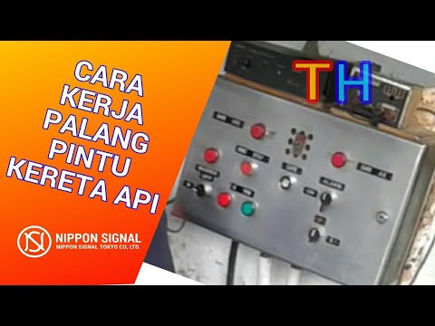  Cara  Kerja  palang pintu  kereta api model jepang YouTube