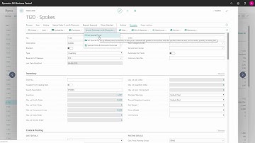 Action buttons on Items for Purchase - Microsoft Dynamics 365 Business Central