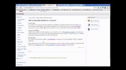 How To Re-Enable Disabled Monetization