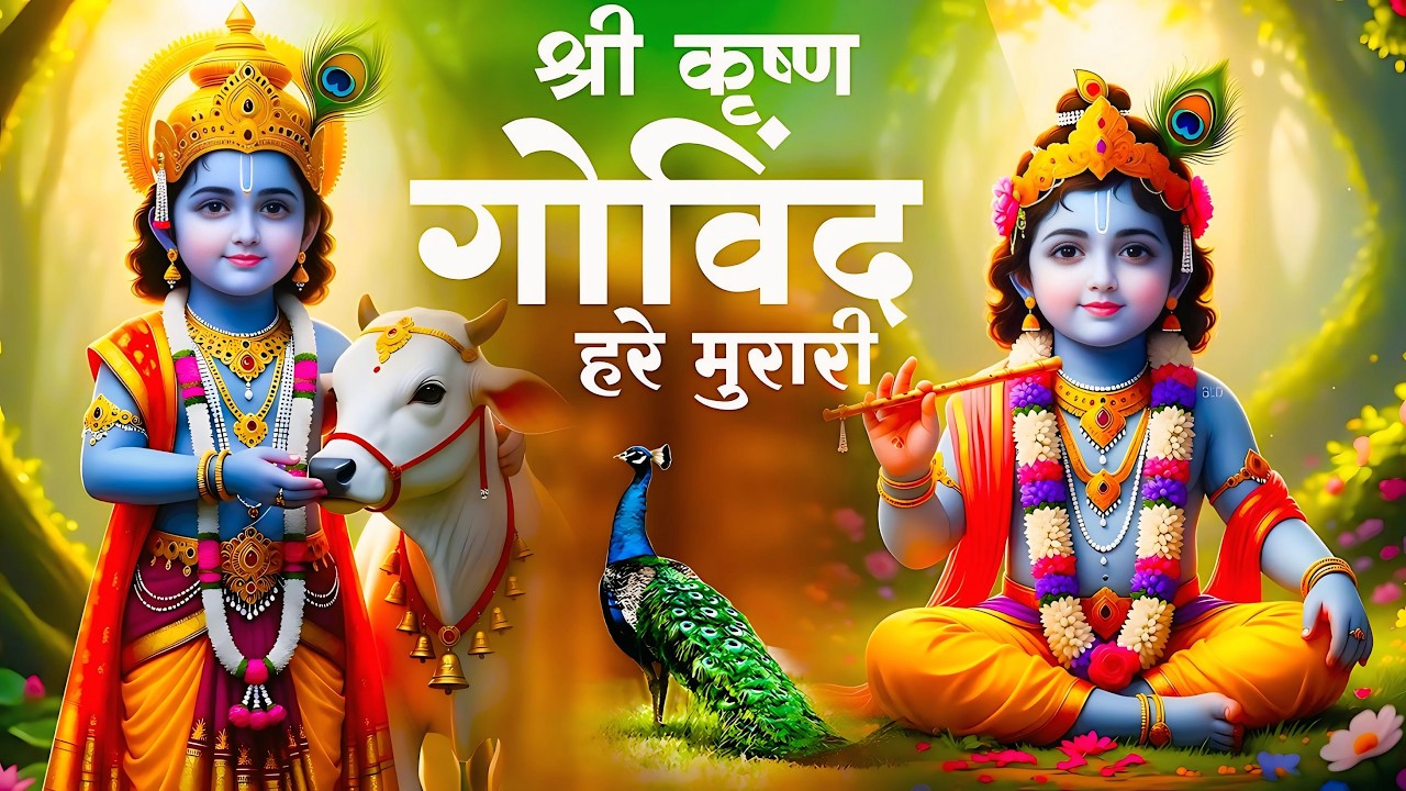 श्री कृष्ण गोविंद हरे मुरारी || KRISHNA BHAJAN ( FULL SONG ) Shri Krishna Govind Hare Murari