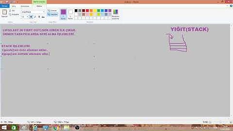 YIĞIT(STACK) VERİ YAPISI