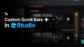 How To Make Custom Scroll Bars in Roblox Studio