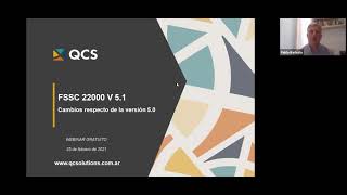 WEBINAR QCS - FSSC 22000 V 5.1