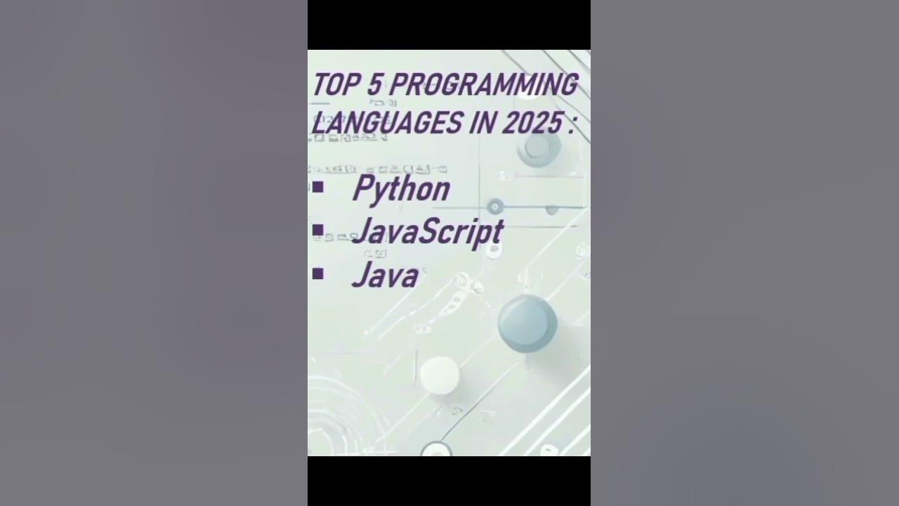 Top 5 programming languages in 2025 #viralreels #viralshort #shorts ...