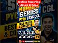 Number Series Pyq Playlist Part _4 SSC Cgl Pyq 🤔😮By Sonu Sir #shorts #shortsfeed #youtubeshorts
