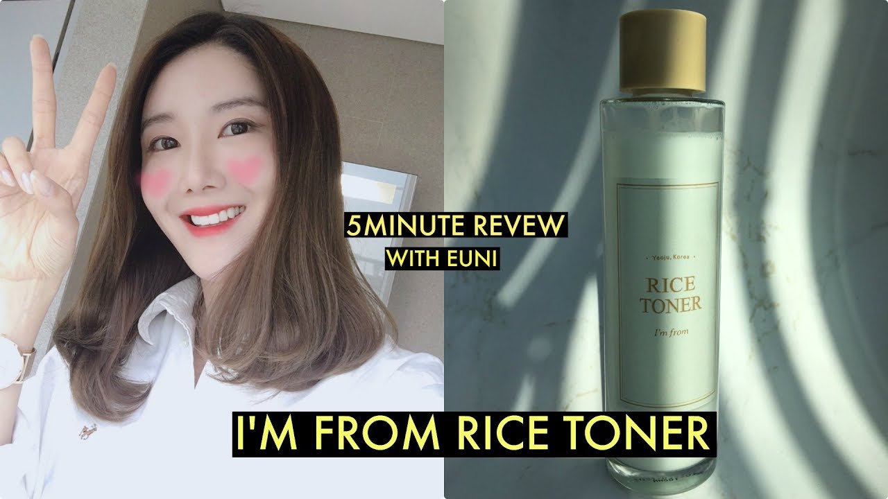 IM FROM Rice Toner Review! Popular Brightening Korean Toner 