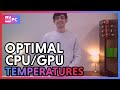 The optimal cpu and gpu temperatures for gaming  wepc