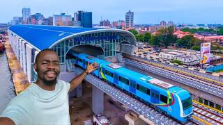 I Tried Lagos’ Electric Train as a Kenyan 🇳🇬 (First Experience)