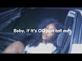 OD - SZA (Lyrics)