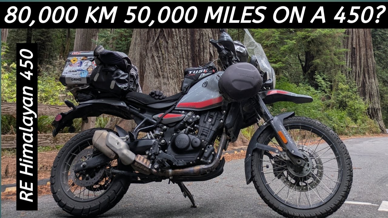 Wild 50,000 Miles - 80,000 Km RE Himalayan 450 - Wahoo!