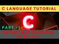 C language-introduction | Printf in c program | Variable in C | C language full course for Beginners