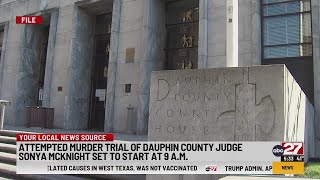 Trial for suspended Dauphin County judge charged with attempted murder to begin today