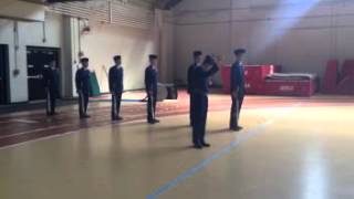 AFROTC Drill Team Detachment 643 first place routine