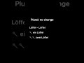 German plural exceptions. #germanpronunciation #newmusic #deutschkurs