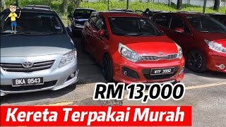 Kereta Terpakai Murah  RM13k