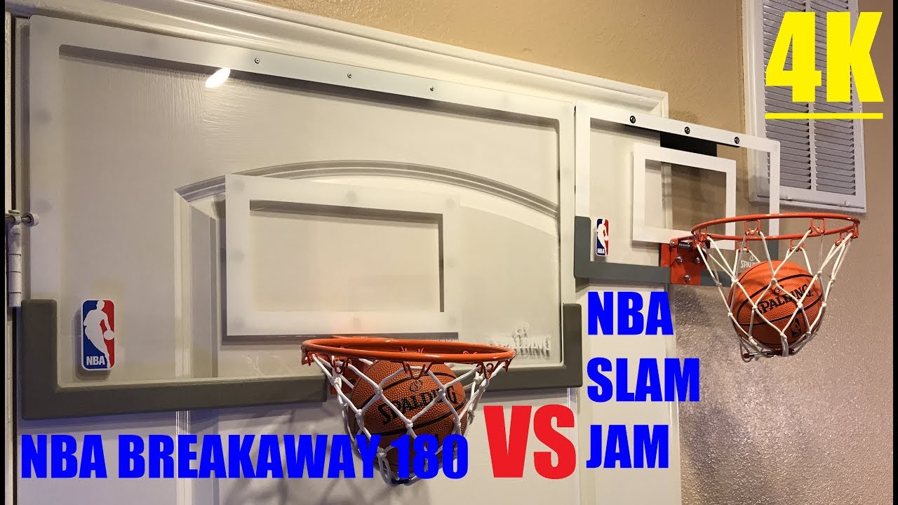 Spalding Slam Jam Mini Over-The-Door Basketball Hoop