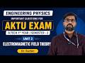 Engineering Physics Important Questions for AKTU Exam 2026 | Unit 2 Electromagnetic Field Theory |