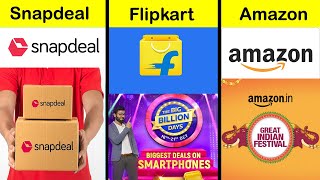Snapdeal vs Flipkart vs Amazon Full Comparison in Hindi | Amazon vs Flipkart vs Snapdeal