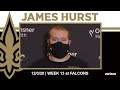 James Hurst Talks Saints Offensive Line, Week 13 Game Plan | Saints-Falcons Week 13