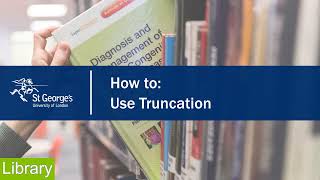 EBSCO - How to use Truncation
