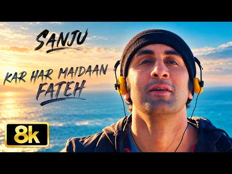 Sanju: Kar Har Maidaan Fateh 8K Full Video Song | Ranbir Kapoor | Rajkumar Hirani