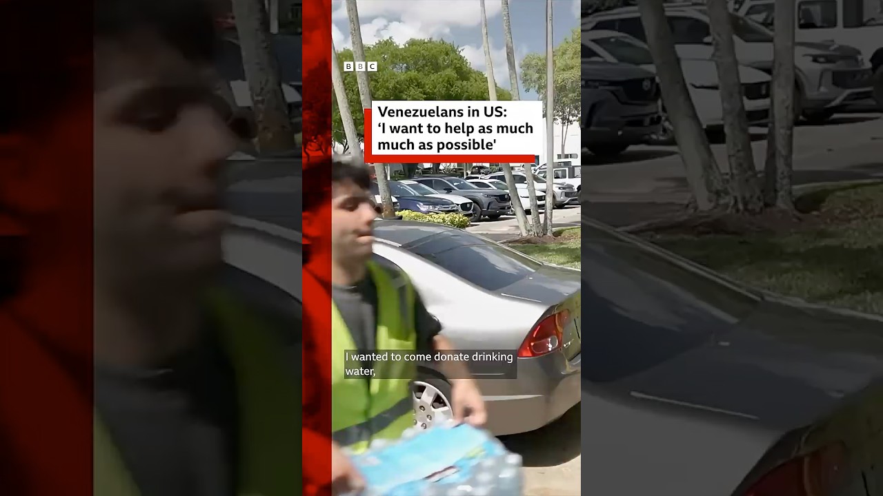 Most Venezuelan city in the US rallies to help. #Venezuela #Florida #BBCNews